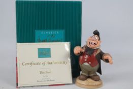 Walt Disney - A boxed Classics Collection figure from Beauty And The Beast entitled The Fool,