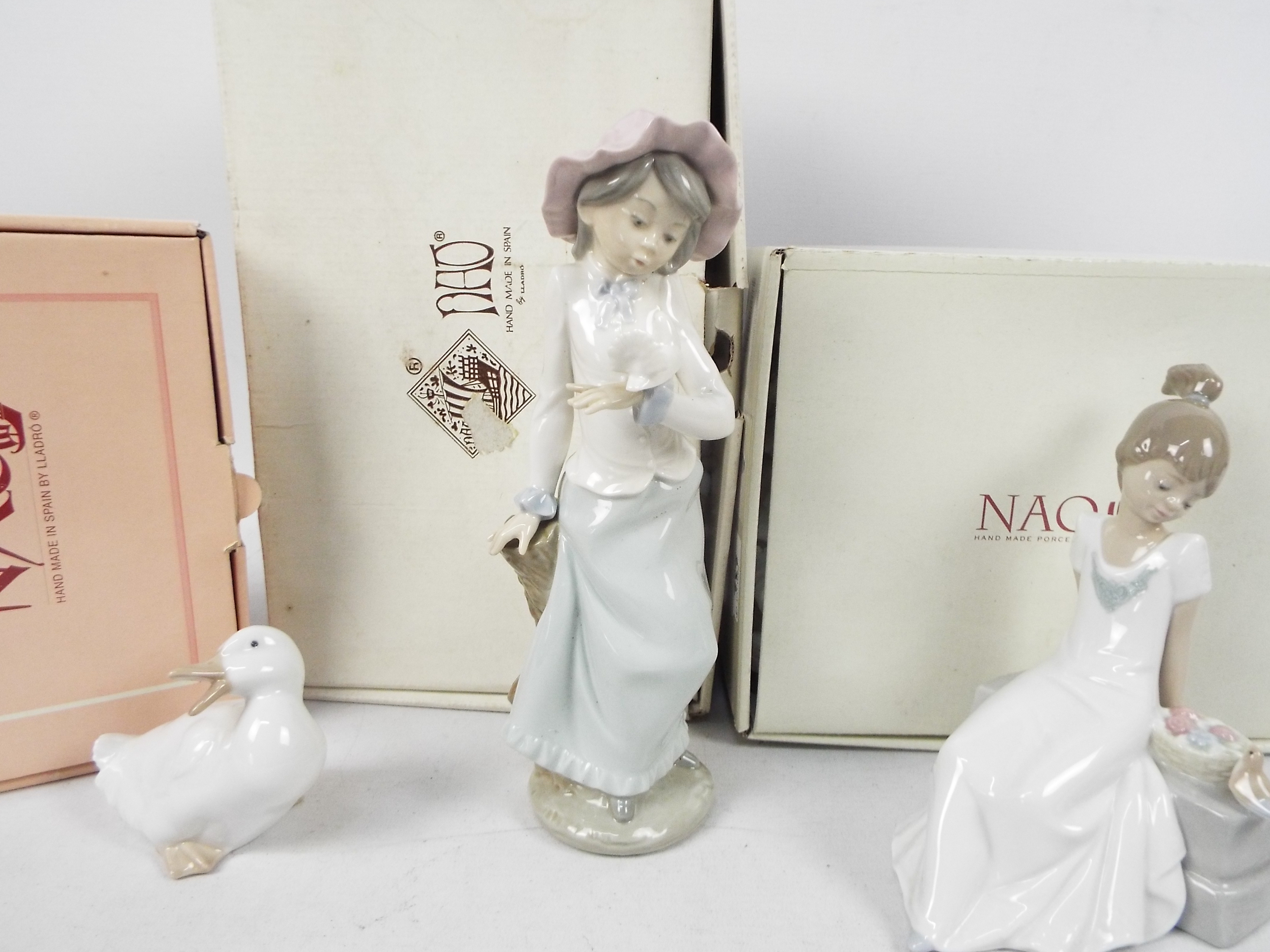 Three Nao figures, two contained in original boxes, the other in associated box, - Image 3 of 5