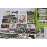 Deltiology - In excess of 600 early to mid-period UK cards with subjects to include comic, glamour,