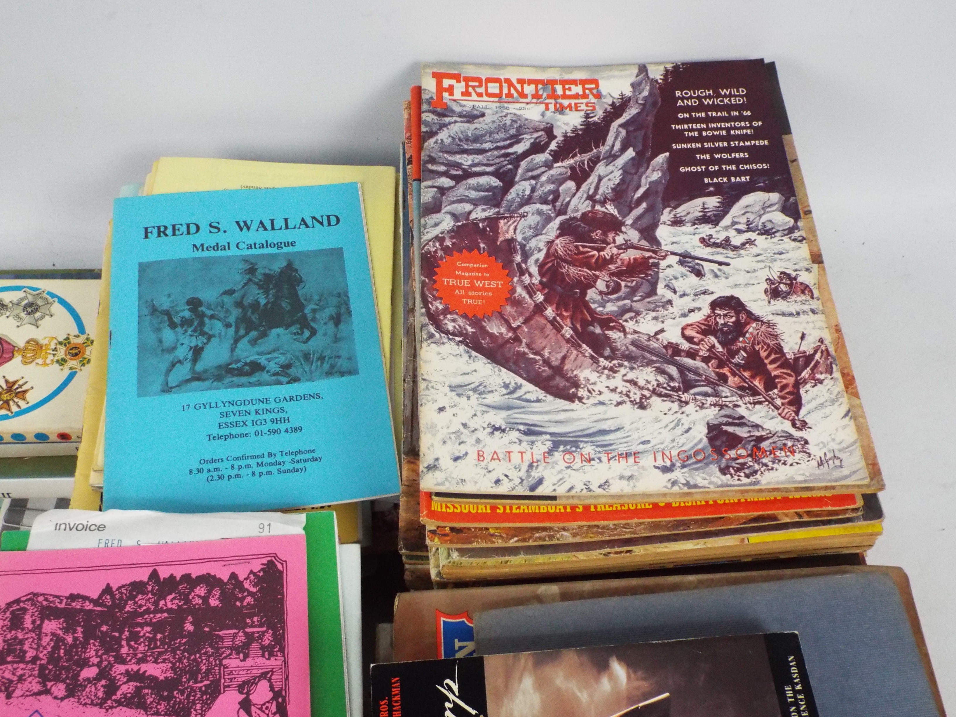 Two boxes of publications, predominantly military, American wild west related and other. - Image 4 of 5