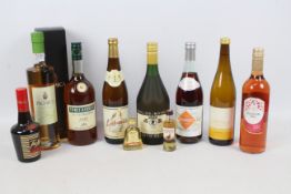 Wine and spirits to include brandy