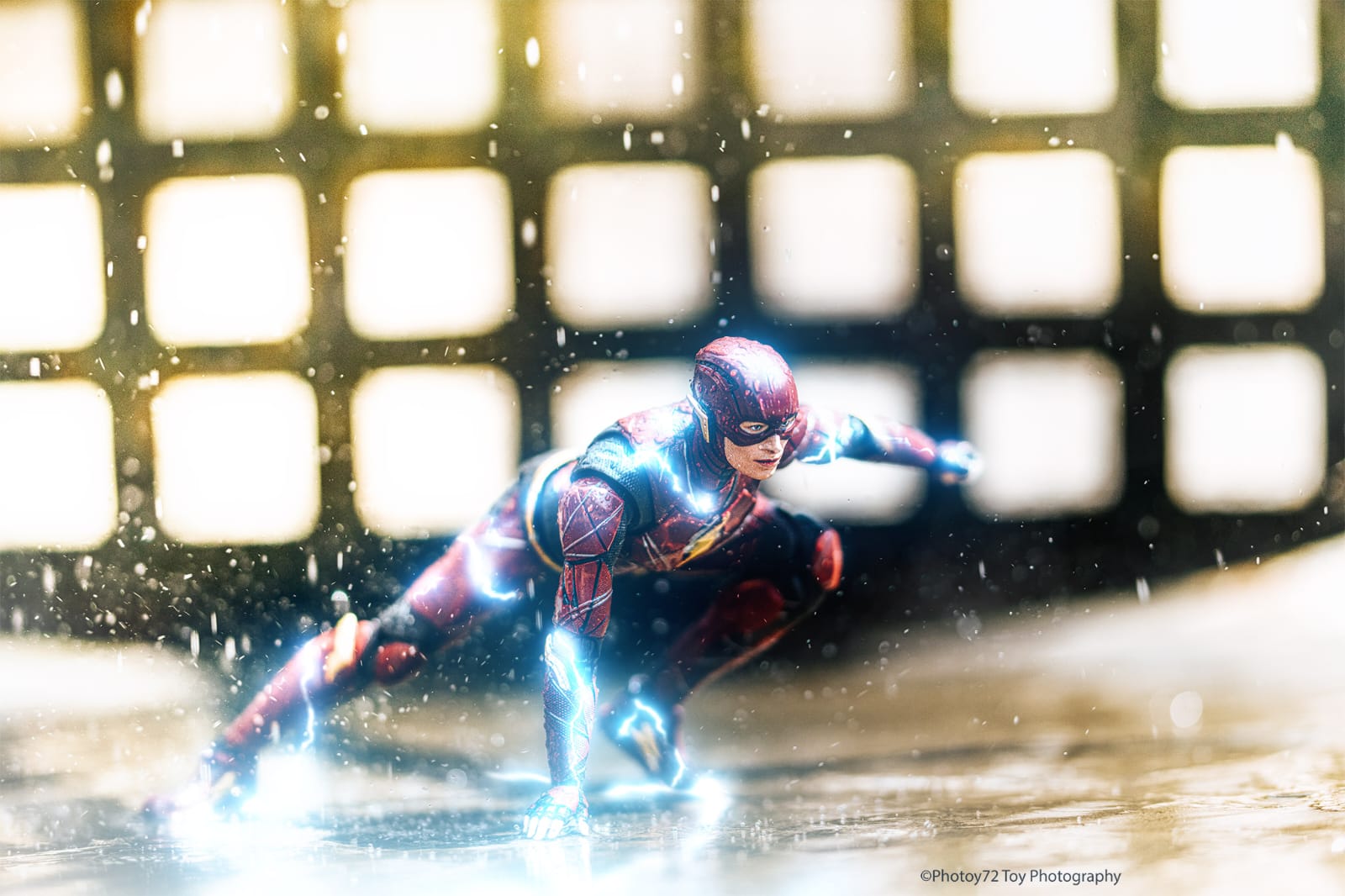 The Flash - Toy Photography - A high quality signed framed A4 print of the The Flash.