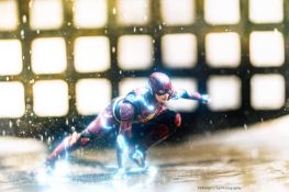 The Flash - Toy Photography - A high quality signed framed A4 print of the The Flash.