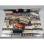 Philately - A collection of Royal Mail mint stamp presentation packs, in excess of £80 face value.