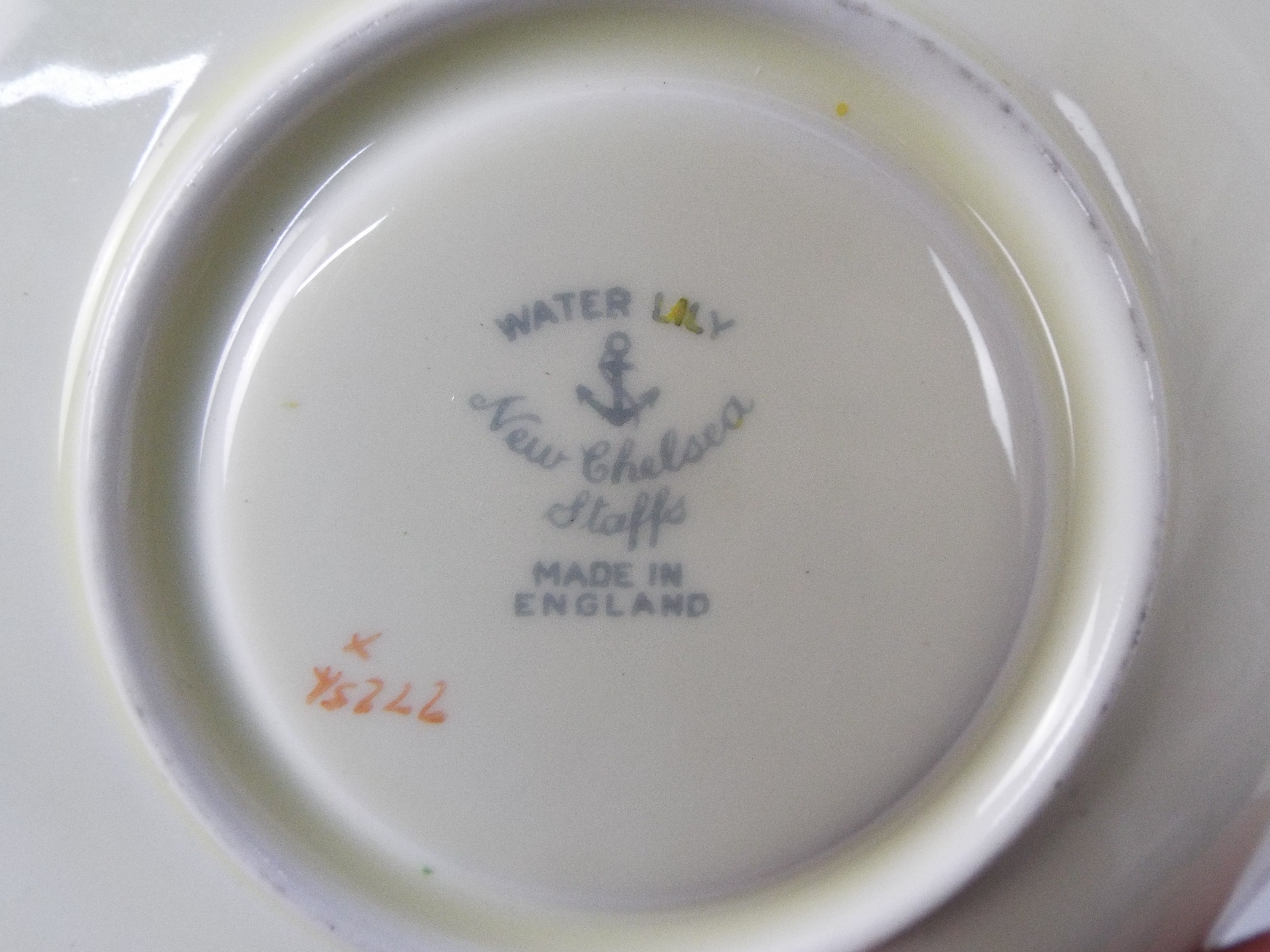 Three part tea services to include New Chelsea Water Lily pattern, - Image 5 of 7