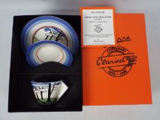 Clarice Cliff - A limited edition Wedgwood Clarice Cliff Centenary Edition conical teacup,