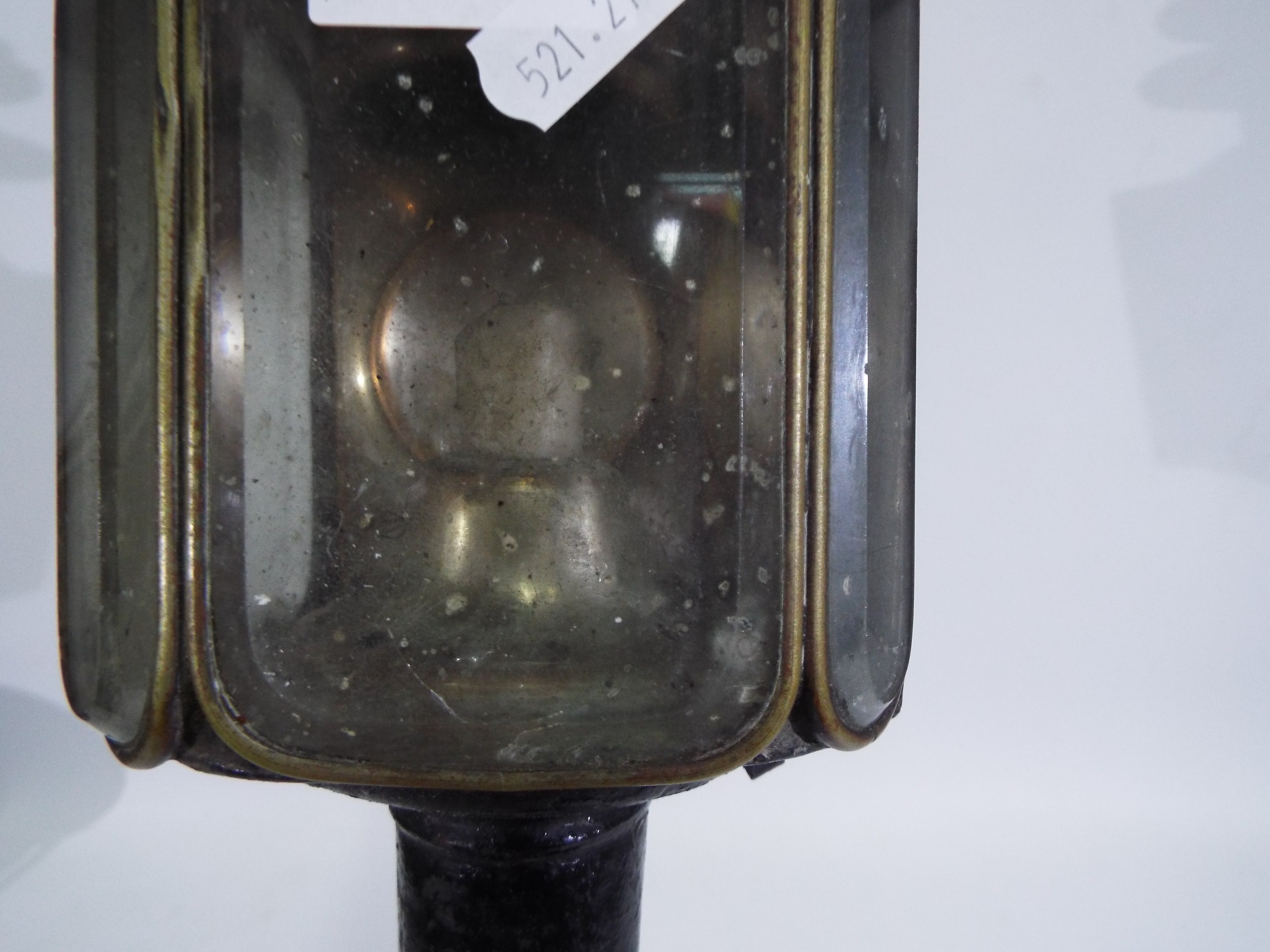 The Premier Lamp & Engineering Co Ltd, Leeds, Crestella lamp and a black painted lantern. - Image 6 of 7