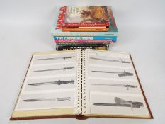An album containing images of of a large variety of bayonets and a small quantity of publications.