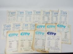 Manchester City Football Programmes, 31 single sheet home issues mid-1960s to mid-1970s, Youth,