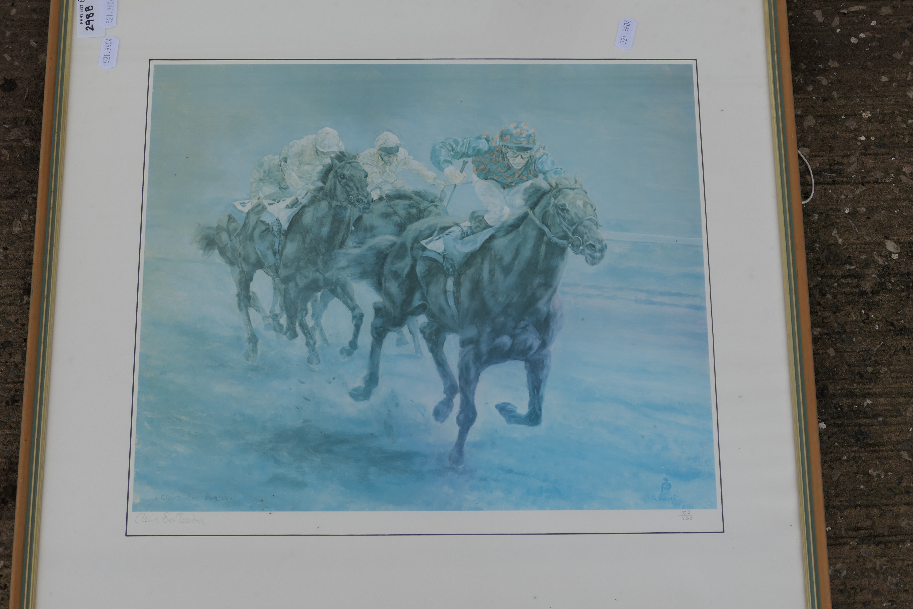 Horse Racing Interest - Three prints of horse racing interest to include a limited edition print - Image 4 of 4