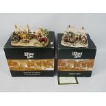 Lilliput Lane - Two boxed Illuminated Cottages models comprising The Wagon & Horses # L2793 and The