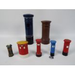 Lot to include four boxed Post Office Historical Miniatures series model pillar boxes to include #