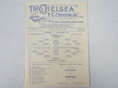 Chelsea Football Programme,