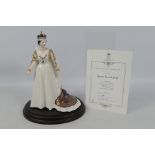 Royal Worcester - A limited edition figure for Compton & Woodhouse depicting Queen Elizabeth II',