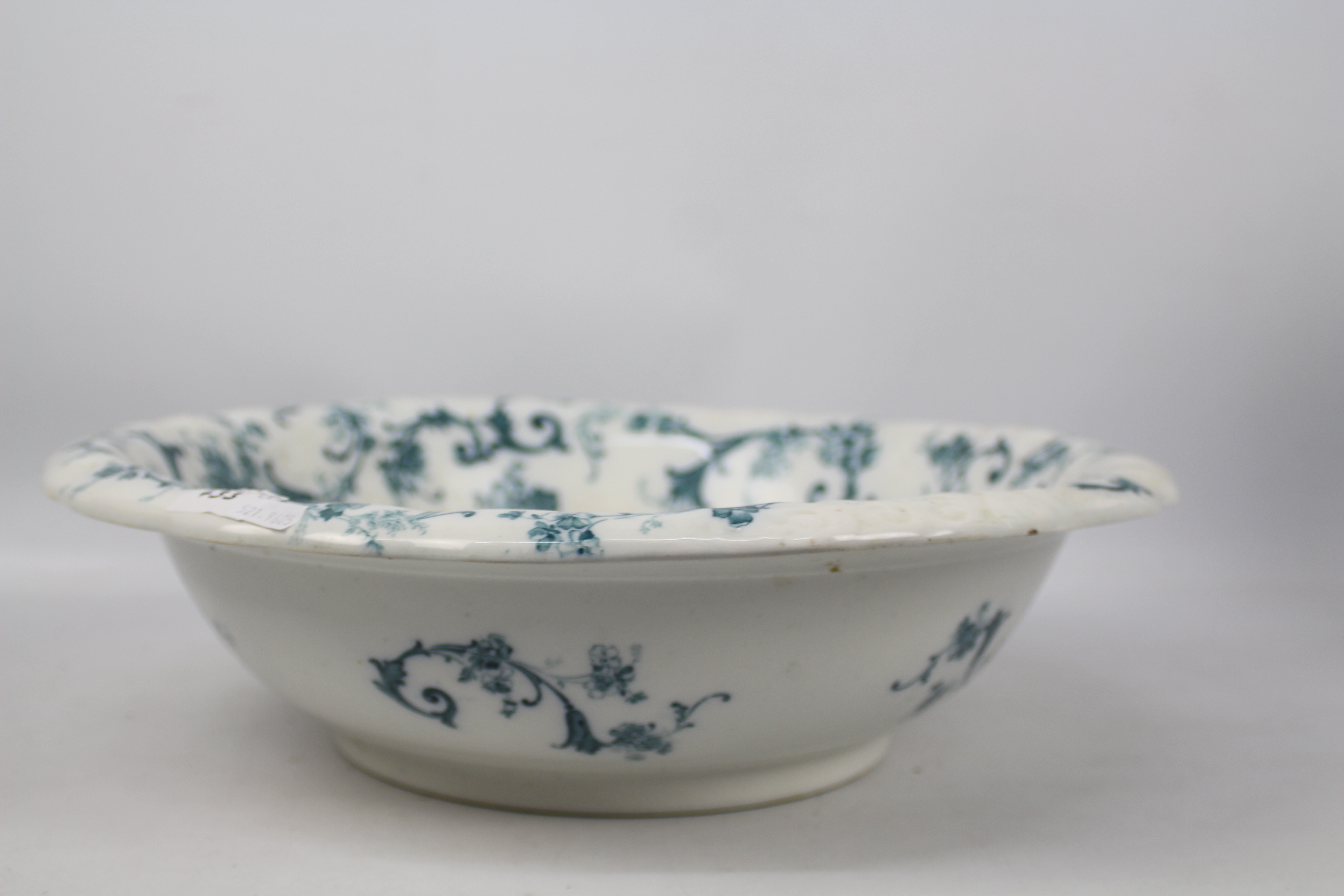 A Ridgways Gainsborough pattern wash bowl and jug together with three cabinet plates, - Image 9 of 13