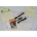 Fred Dibnah - Two chisels previously owned by Fred Dibnah and one other comes with letter of