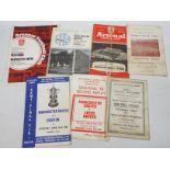 Football Programmes, Semi Finals involving Manchester United.