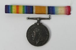 A World War One British War medal to Leading Stoker K.21702 W.E JONES. L. STO. R.N.