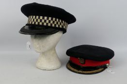 A British Army Staff Officer's dress peaked cap,