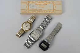 Lot to include a Casio Alarm Chronometer model 593 A163W,