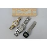 Lot to include a Casio Alarm Chronometer model 593 A163W,