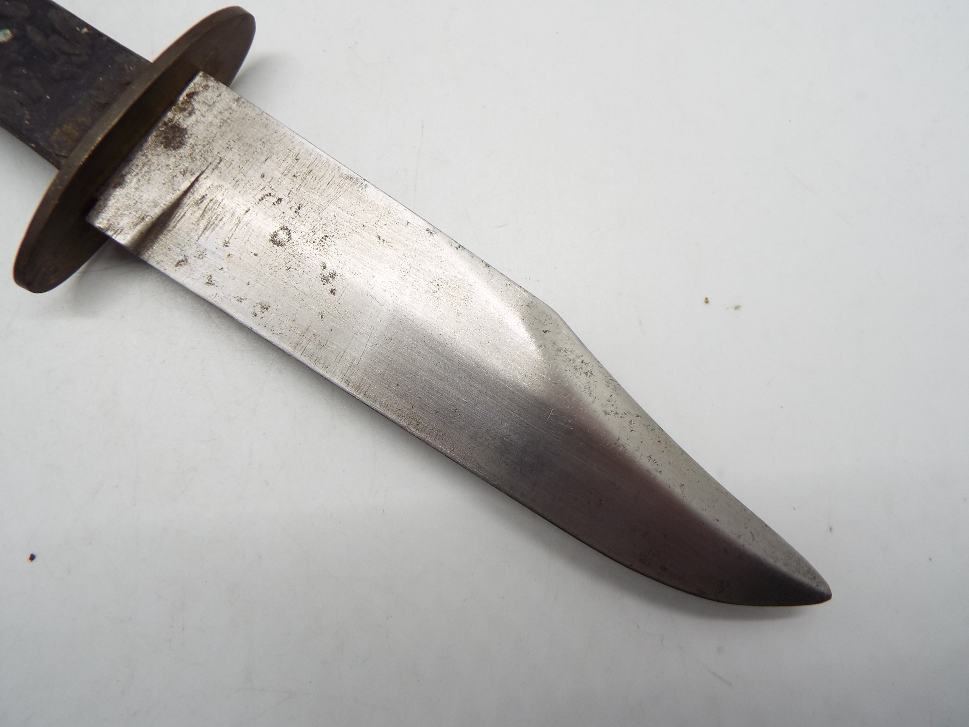 Two Bowie type knives comprising a J Nowill & Sons Sheffield example and one other, - Image 8 of 11