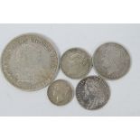 Silver Coins, Great Britain / India - George III, Three Shillings Bank Token 1811, obv.