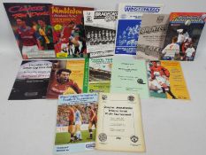 Football Programmes, Manchester United away Youth, Under 19s, Lancashire Cup,