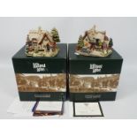 Lilliput Lane - Two boxed Christmas themed models comprising Letter To Santa # L2589 and Christmas