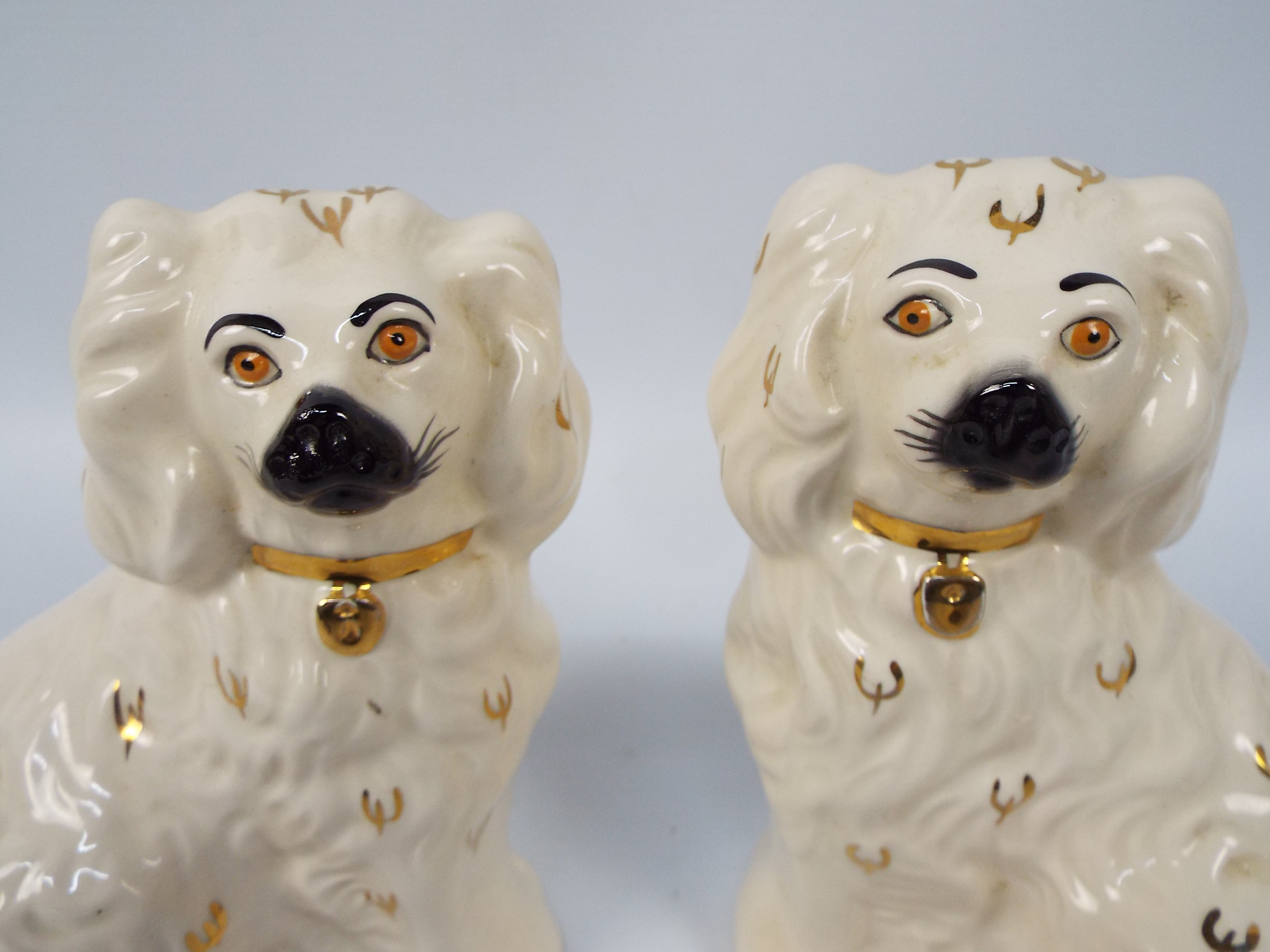 A pair of Royal Doulton Staffordshire style dogs, printed marks and impressed 1378 to the base, - Image 3 of 4