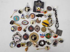 Sporting Pin Badges, A variety of pin badges, medals,