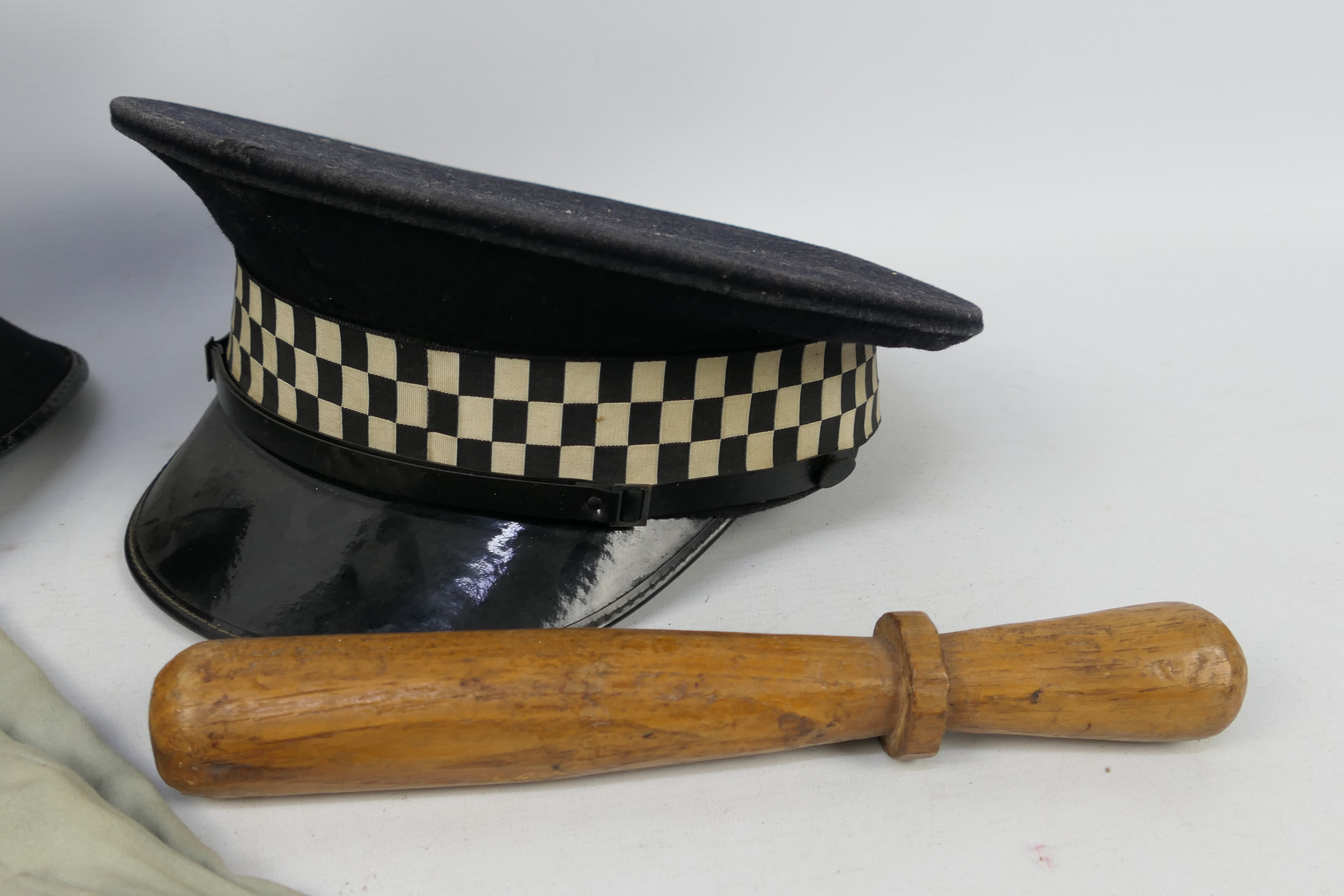 A vintage Warrington Borough Police helmet, - Image 3 of 5