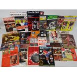 Football Programmes, A large selection of Manchester United big match issues 1970s onwards,