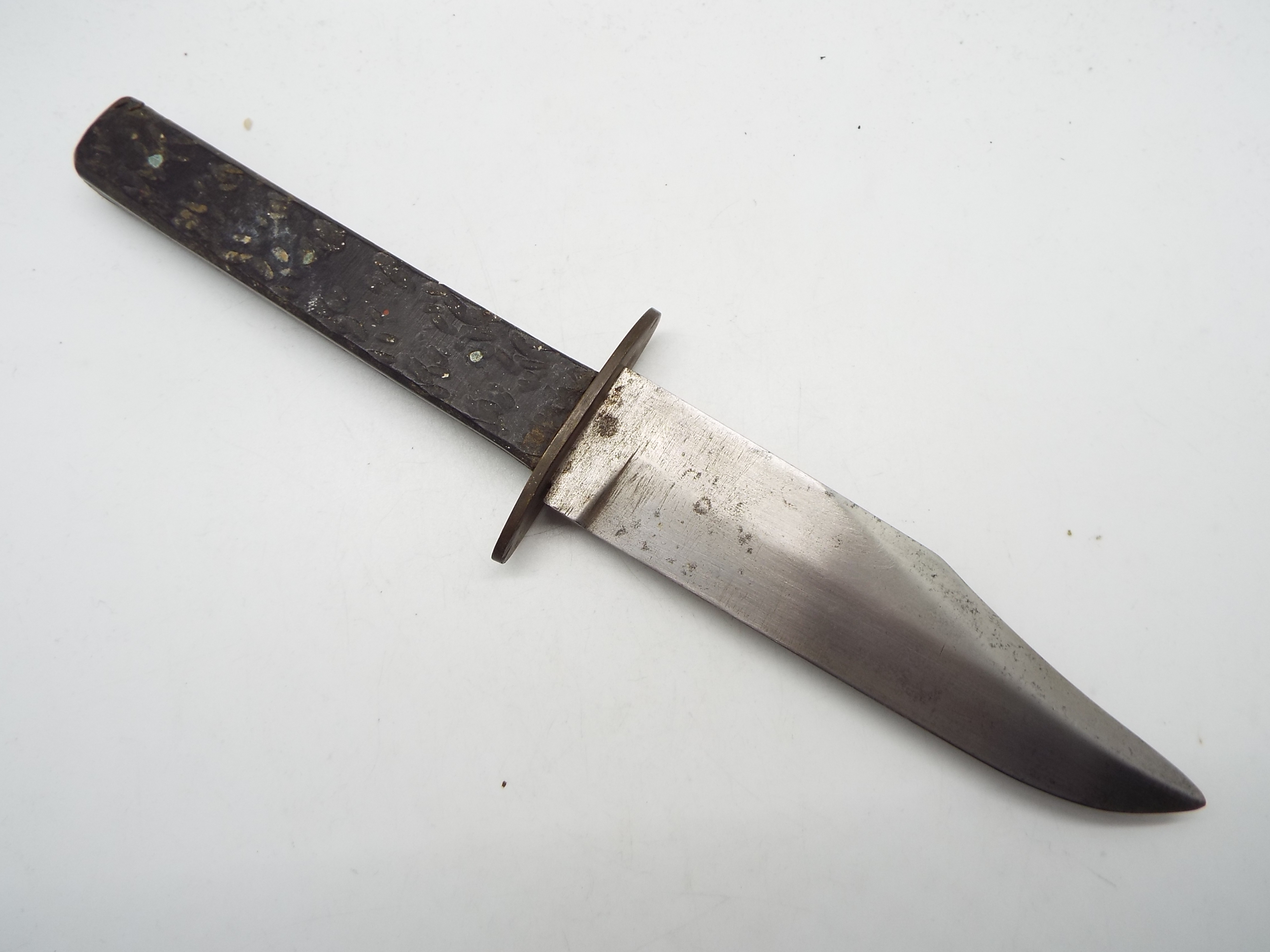 Two Bowie type knives comprising a J Nowill & Sons Sheffield example and one other, - Image 7 of 11