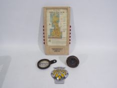 Automobilia - A vintage Auto Mapic type Road Map of Great Britain, AA badge,