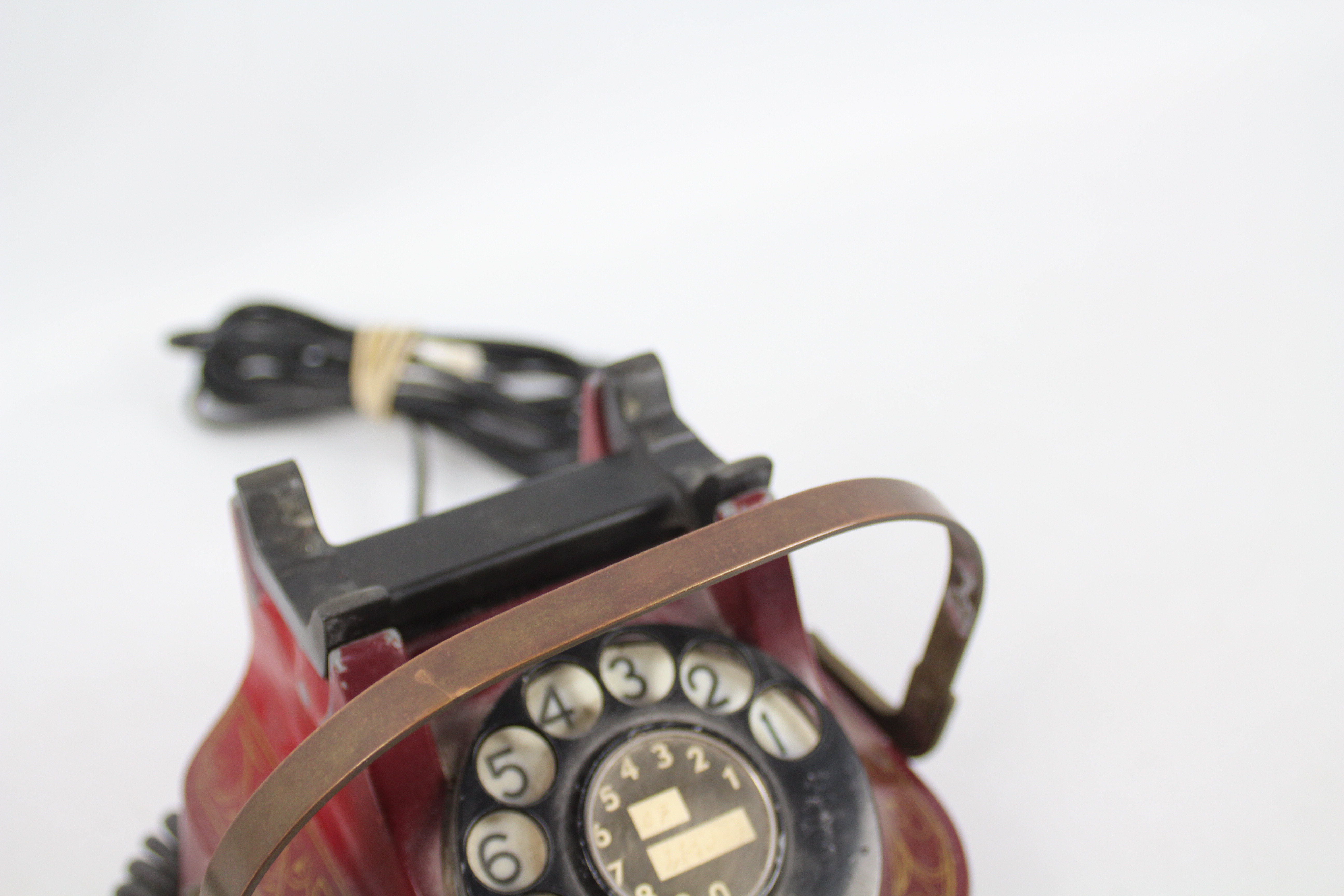 A vintage Bell (Belgium) Telephone Company telephone, with black dial, - Image 4 of 6