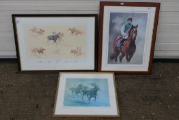 Horse Racing Interest - Three prints of horse racing interest to include a limited edition print