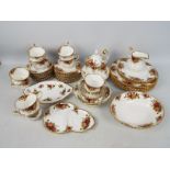 Royal Albert - A collection of Old Country Roses pattern dinner and tea wares to include 10" dinner