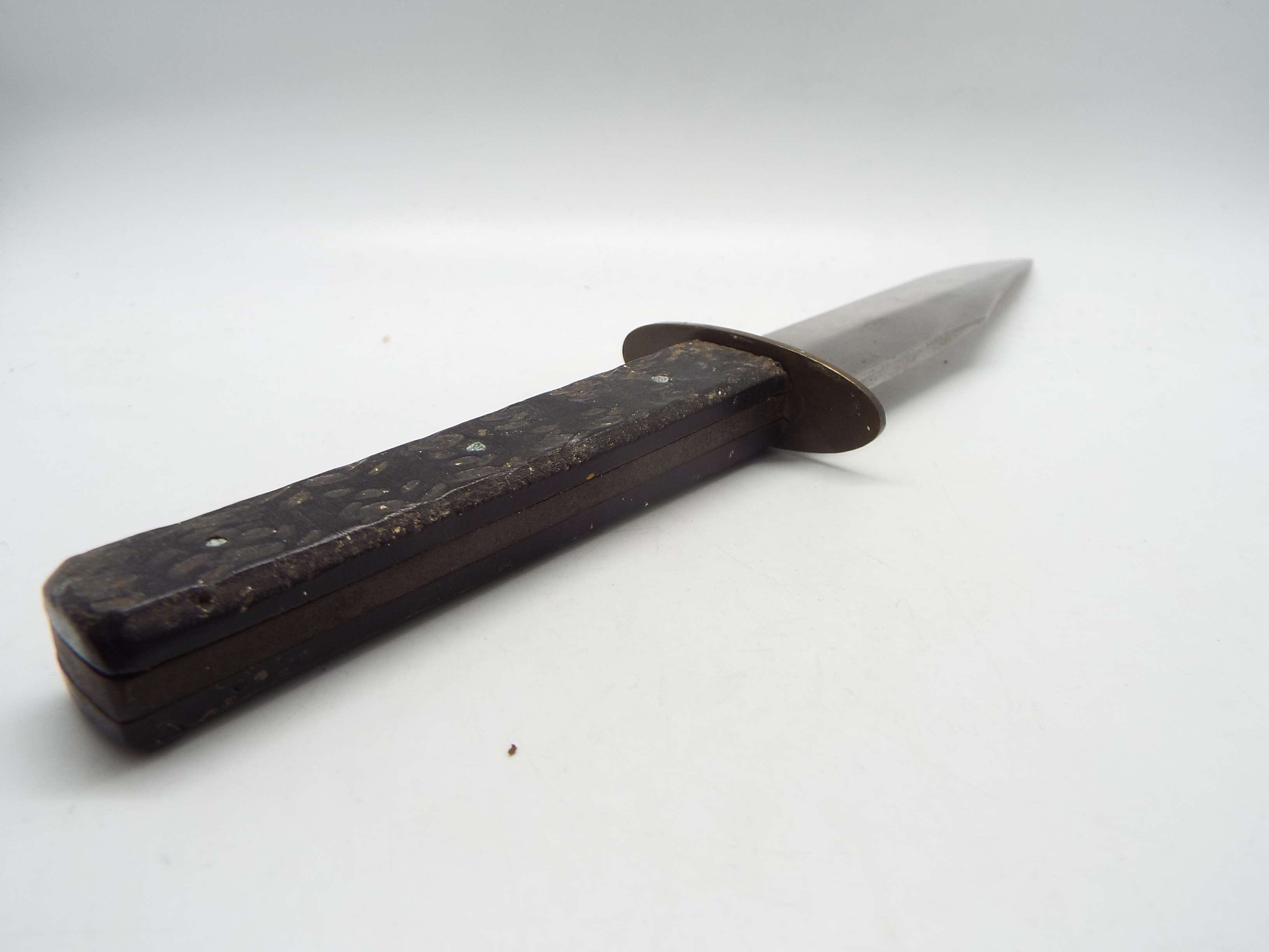 Two Bowie type knives comprising a J Nowill & Sons Sheffield example and one other, - Image 10 of 11