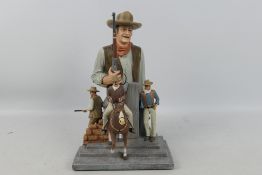 A Bradford Exchange limited edition figure group, John Wayne American Legend, 2203 of 5000,