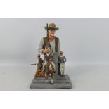 A Bradford Exchange limited edition figure group, John Wayne American Legend, 2203 of 5000,