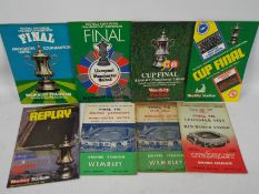Football Programmes, FA Cup Finals involving Manchester United, 1957, 1958, 1963, 1976, 1977, 1979,
