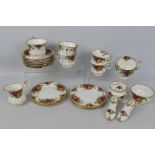 Royal Albert - A collection of Old Country Roses tea wares comprising cups, saucers, plates,