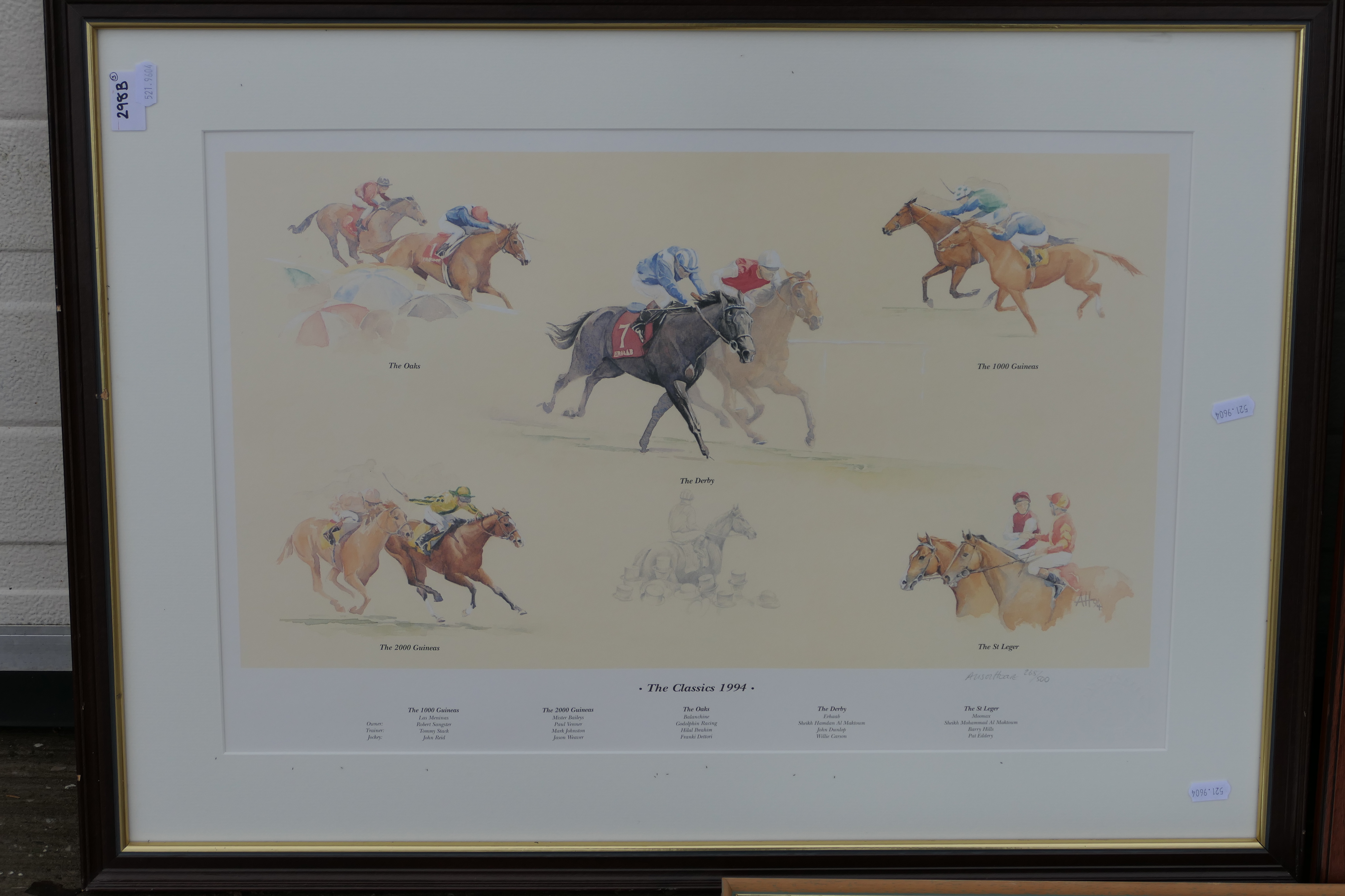 Horse Racing Interest - Three prints of horse racing interest to include a limited edition print - Image 2 of 4
