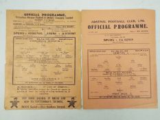 West Ham United Football Programmes,