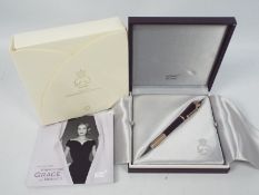 Montblanc - A special edition Princesse Grace De Monaco Collection rollerball pen with gold plated