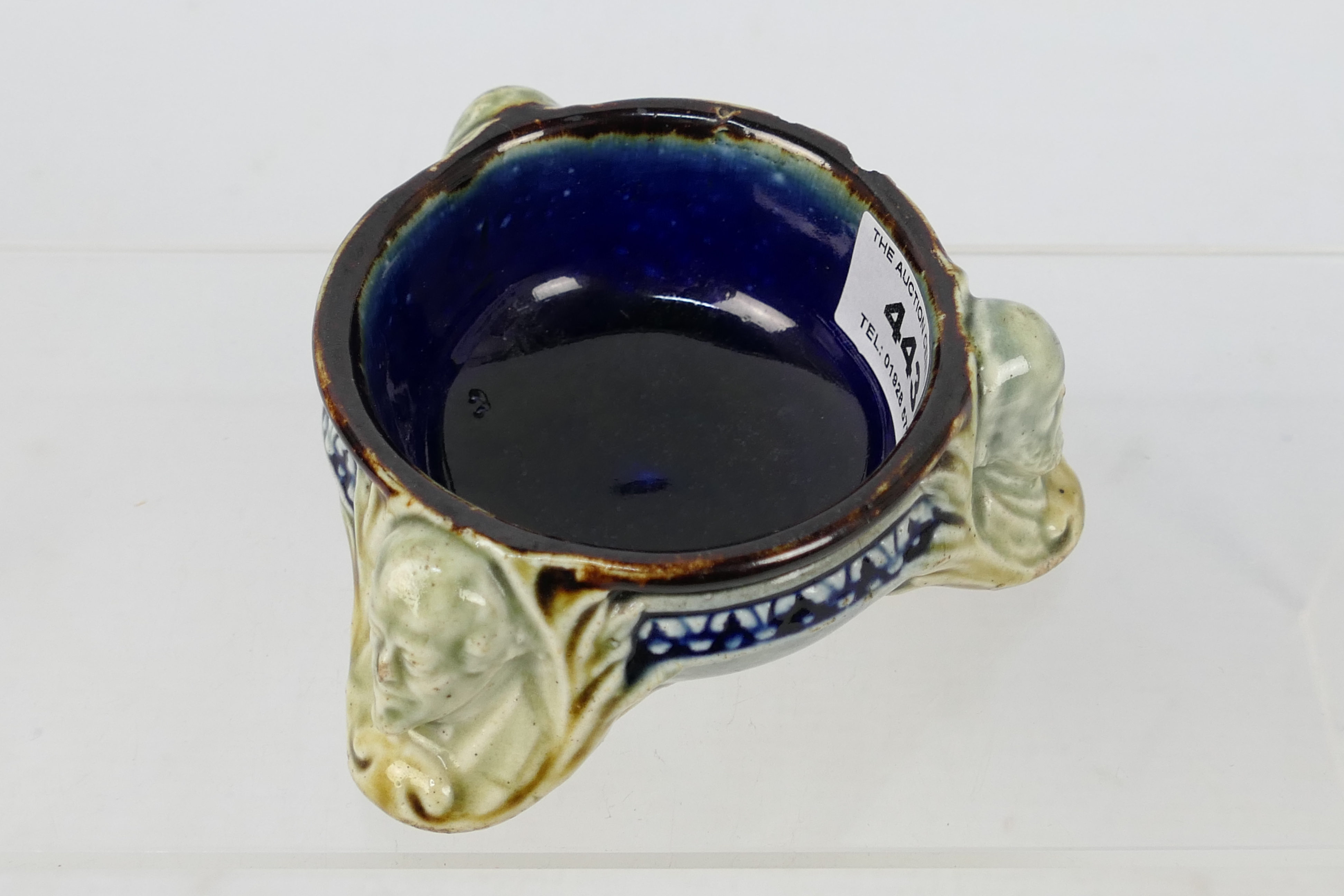 A Doulton Pottery stoneware salt cellar by George Tinworth, - Image 5 of 11