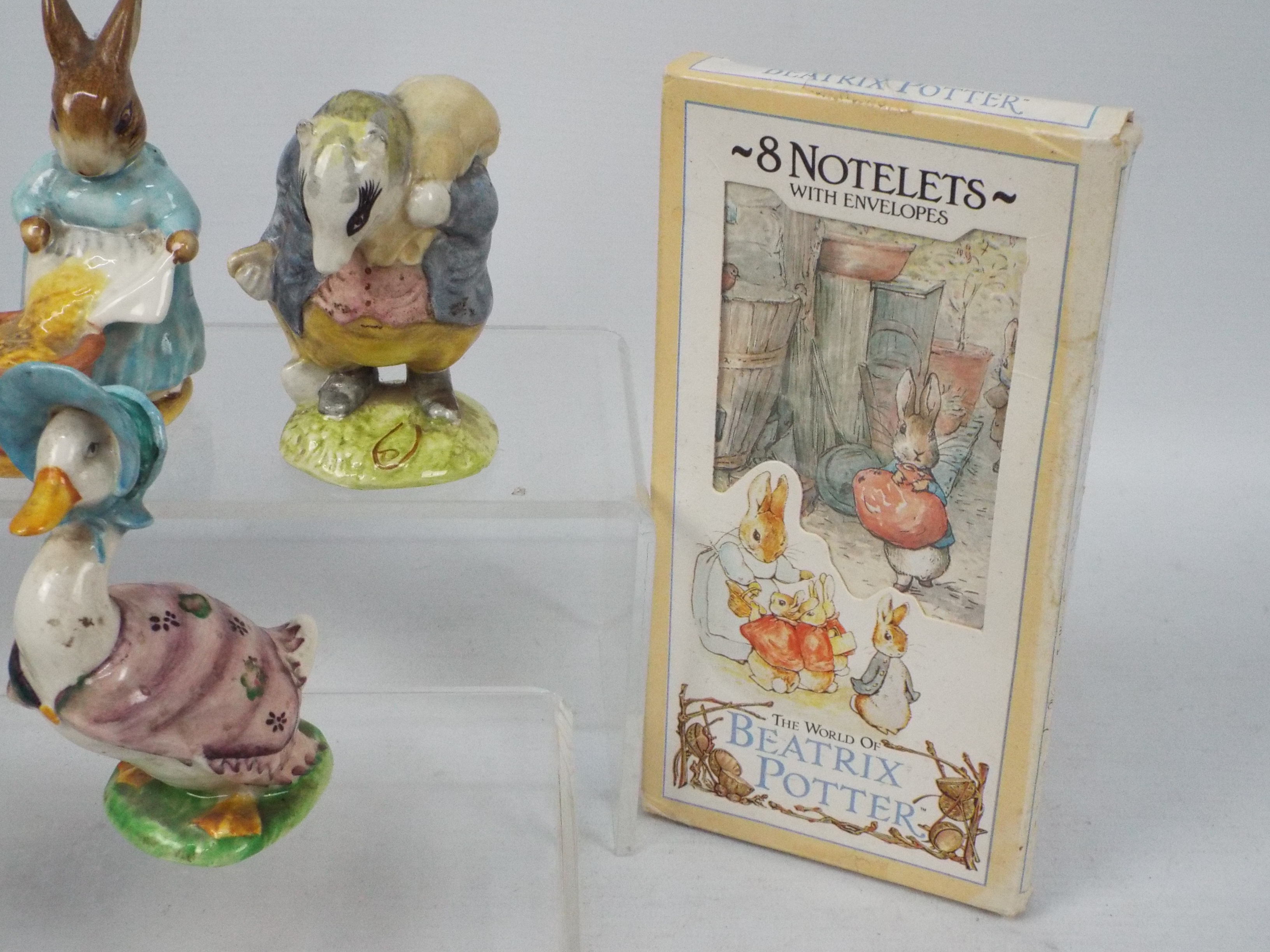 Four Beswick Beatrix Potter figures, a Bunnykins mug and other. - Image 4 of 4