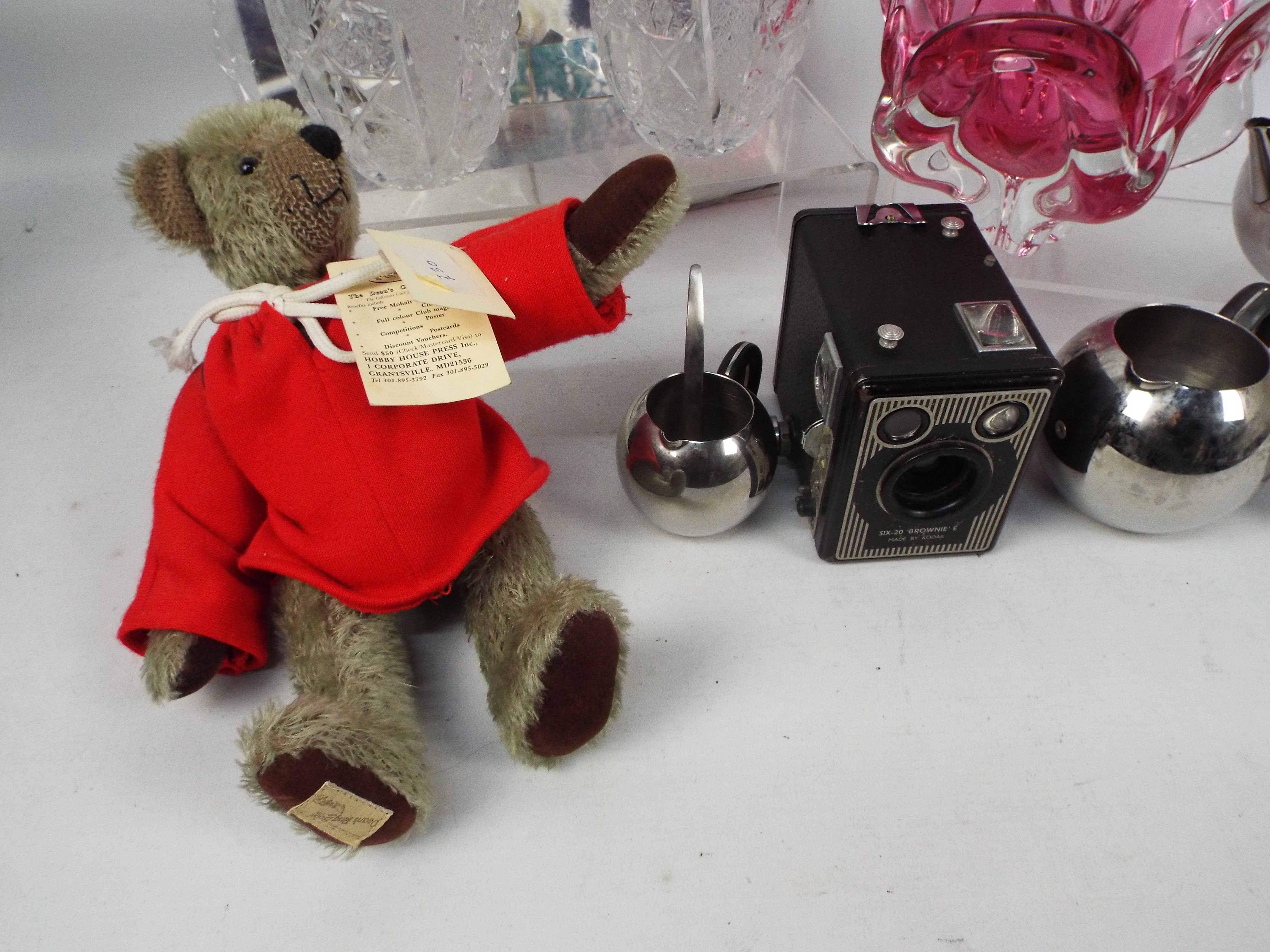 Lot to include a limited edition Dean's Rag Book Co Collectors Club bear and ephemera, camera, - Image 2 of 4