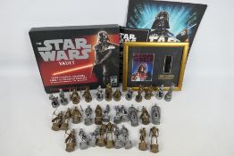 Star Wars - Lot to include Star Wars chess pieces, limited edition film cel display,